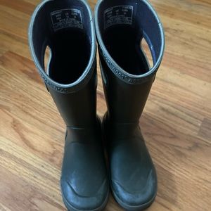 BOGS Kids Rubber Waterproof Rain Boot for Boys and Girls Shoe, Size 13